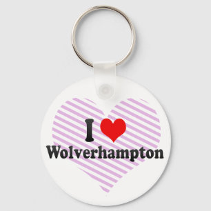 I Love Wolverhampton, United Kingdom Key Ring