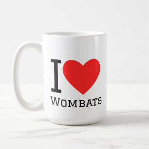 I love wombats coffee mug
