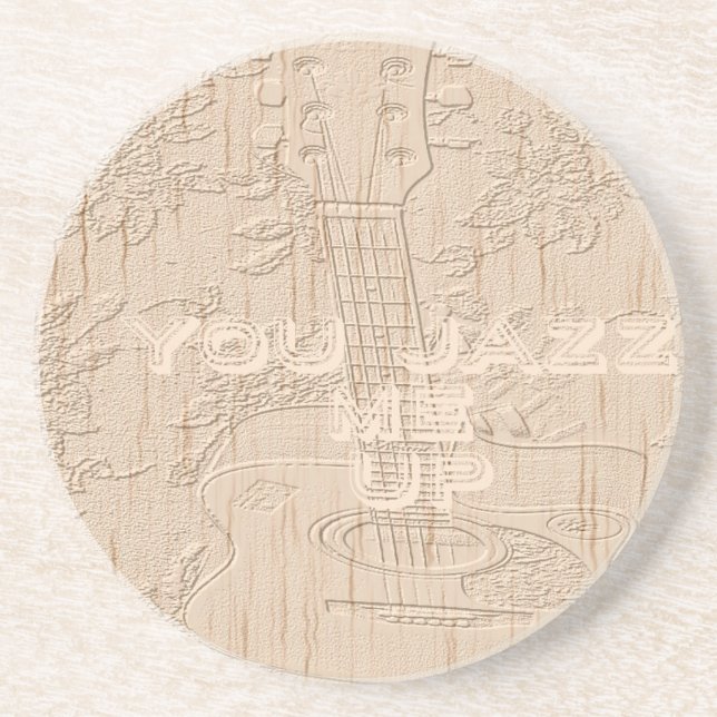I love wood going brown Hakuna Matata Coaster (Front)