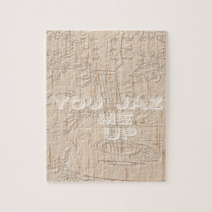 I love wood going brown Hakuna Matata Jigsaw Puzzle