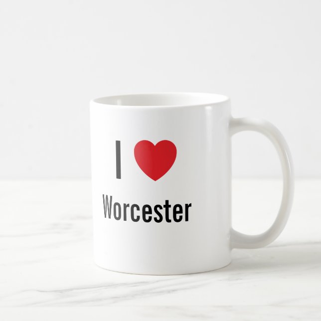 I love Worcester Coffee Mug (Right)