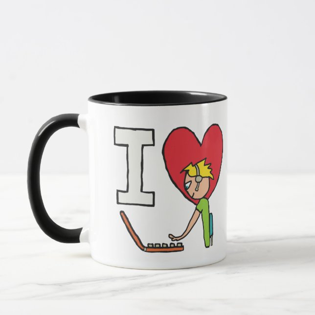 I Love Working From Home Mug (Left)