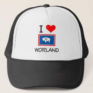 I Love Worland Wyoming Trucker Hat
