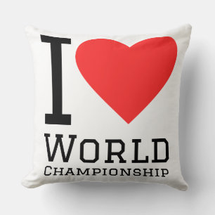 I love world championship cushion