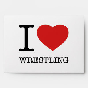 I LOVE WRESTLING ENVELOPE
