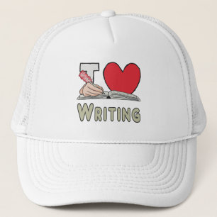 I Love Writing Trucker Hat