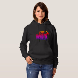 I Love WTF Heart Fiery Hoodie