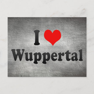 I Love Wuppertal, Germany Postcard