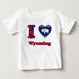 I love Wyoming Baby T-Shirt