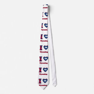 I love Wyoming Tie