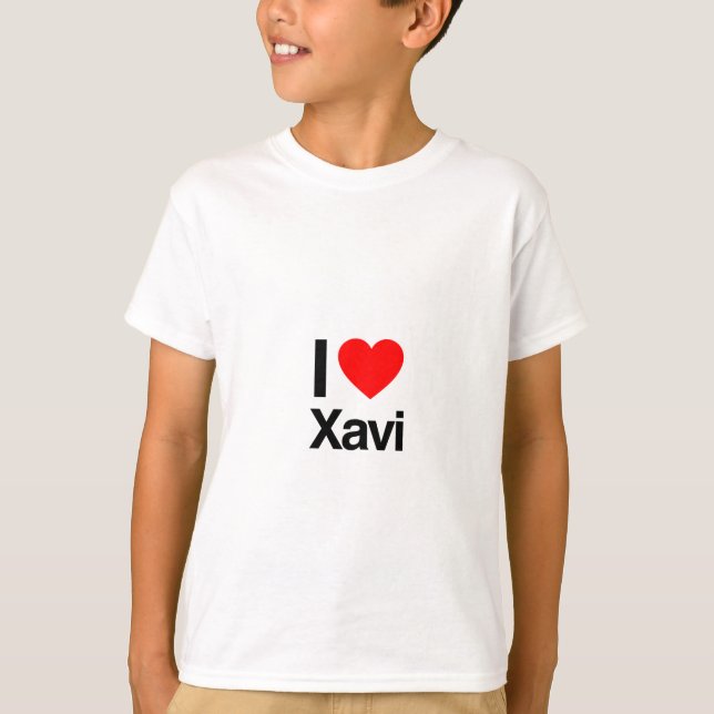 i love xavi T-Shirt (Front)