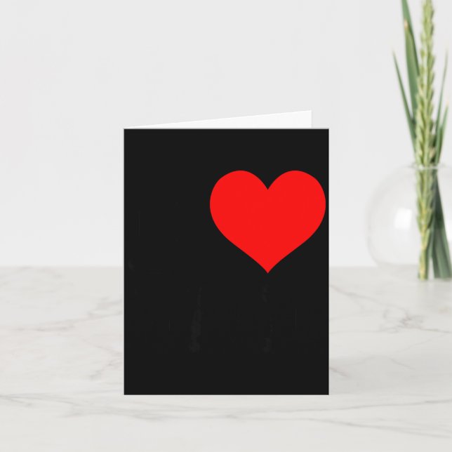 I Love Yaoi  Card (Front)