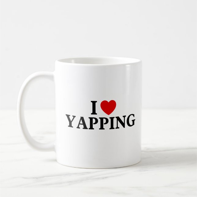 I love yapping Professional Yapper  Coffee Mug (Left)