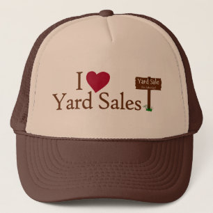 I Love Yard Sales Trucker Hat