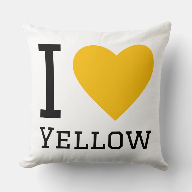 I love yellow cushion (Front)