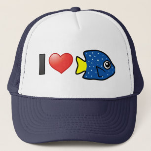 I Love Yellowtail Damselfish Trucker Hat