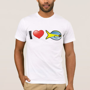 I Love Yellowtail Snapper T-Shirt