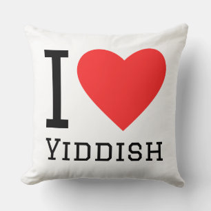I love Yiddish  Cushion