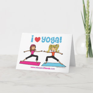 i love yoga card