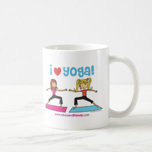 i love yoga coffee mug