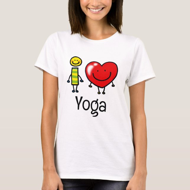 i love yoga T-Shirt (Front)
