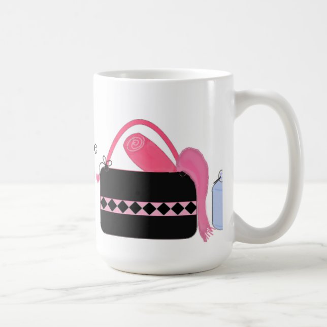 I Love Yoga with Yoga Gear Coffee Mug (Right)