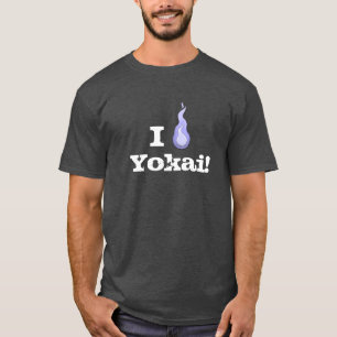 I Love Yokai! Japanese Flame Spirit T-Shirt