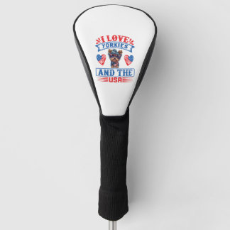I love Yorkies and the USA 01 Golf Head Cover