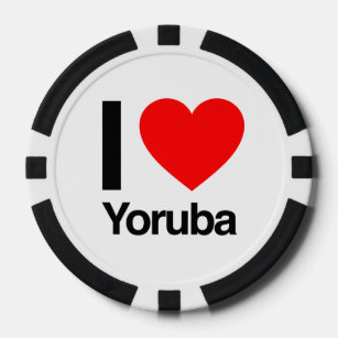 i love yoruba poker chips