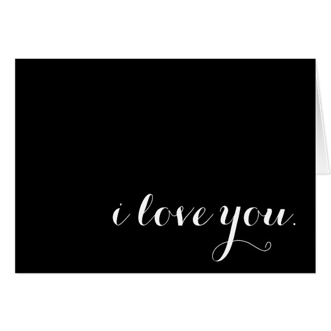 i love you. (Front Horizontal)