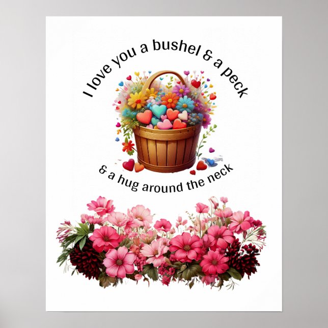 I love you a bushel and a peck  poster (Front)