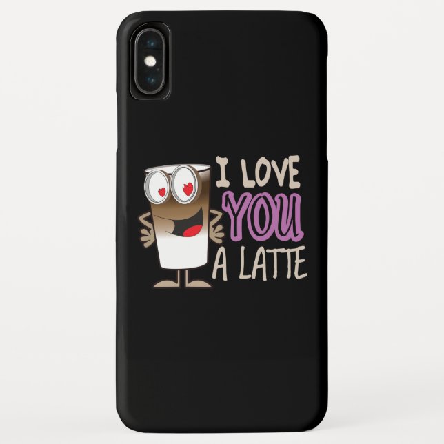 I Love You a Latte Case-Mate iPhone Case (Back)