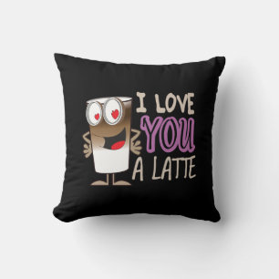 I Love You a Latte Cushion