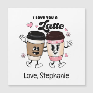 I Love You a Latte Funny Romantic Valentine's Card