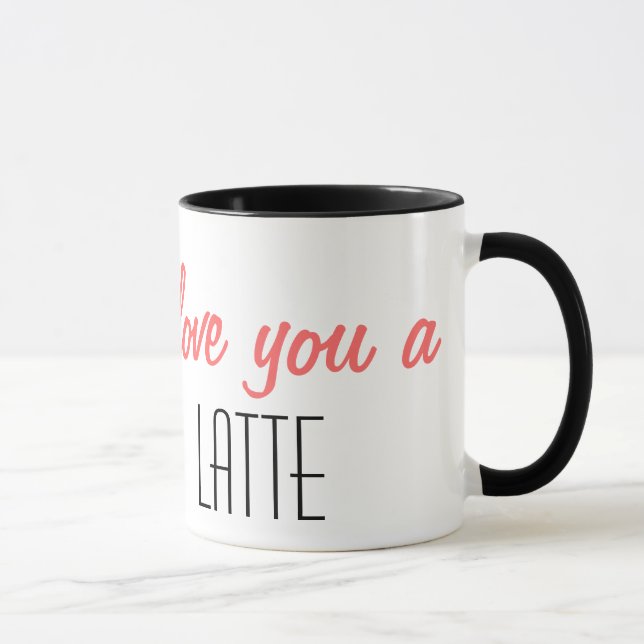 i love you a latte mug (Right)