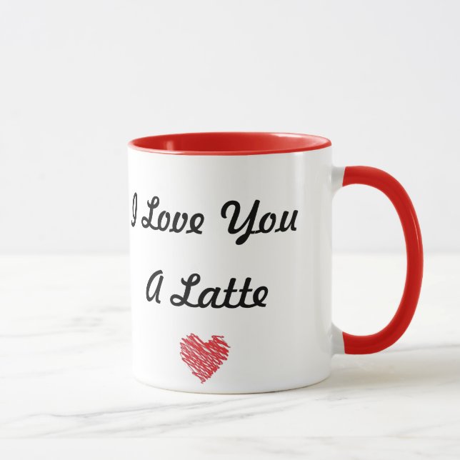 I Love You a Latte Mug (Right)