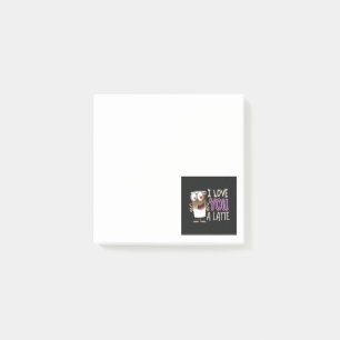 I Love You a Latte Post-it Notes