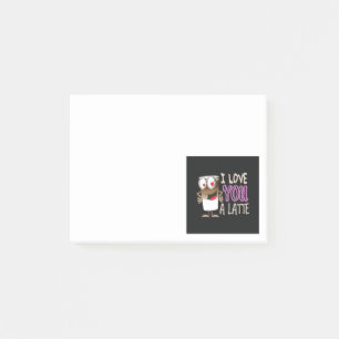 I Love You a Latte Post-it Notes