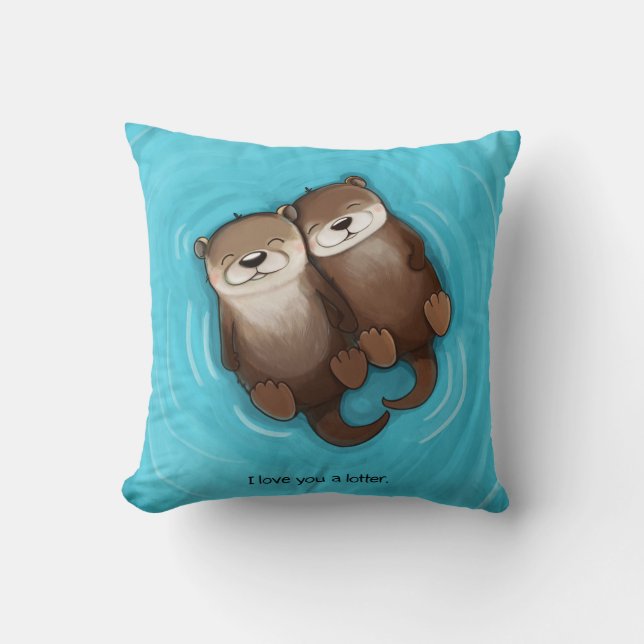 I Love You a Lotter Cushion (Front)