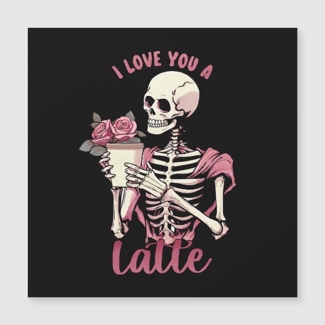 I love you a valentines day skeleton (Front)