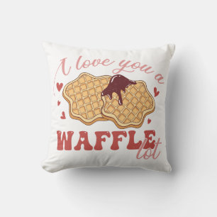 I Love You A Waffle Lot Cushion