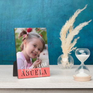 I Love You Abuela Custom Photo Plaque