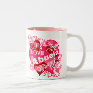 I Love You Abuela Two-Tone Coffee Mug