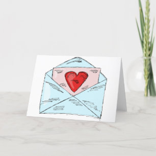 I LOVE YOU add your own text  Thank You Card