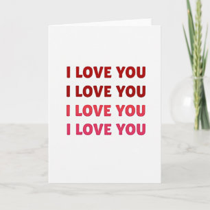 I Love You Always Romantic Card