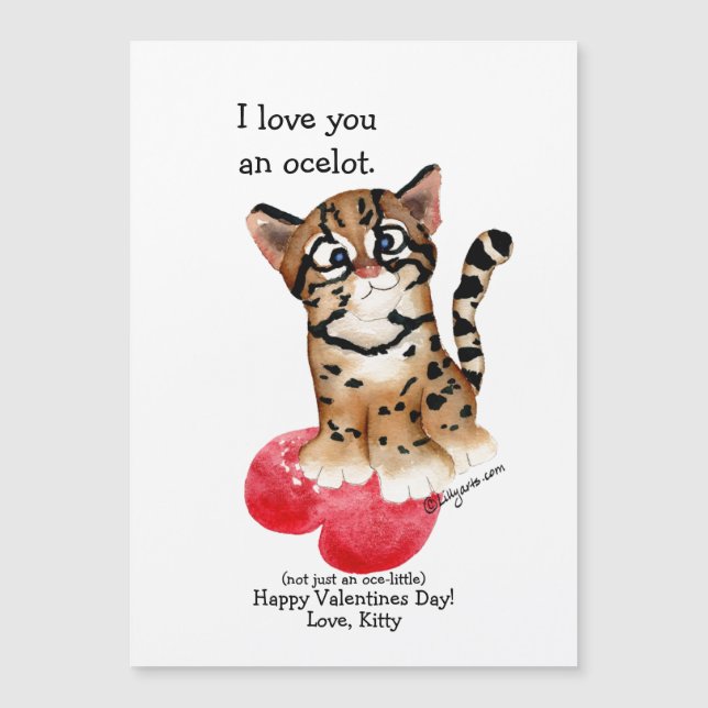 I love you an ocelot (Front)