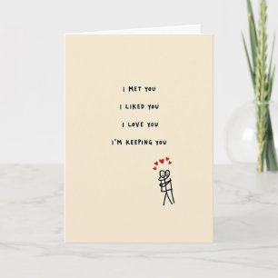 I Love You And I Keep You Card