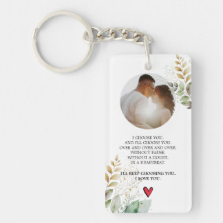 I Love You Anniversary Valentine's Day Birthday Key Ring
