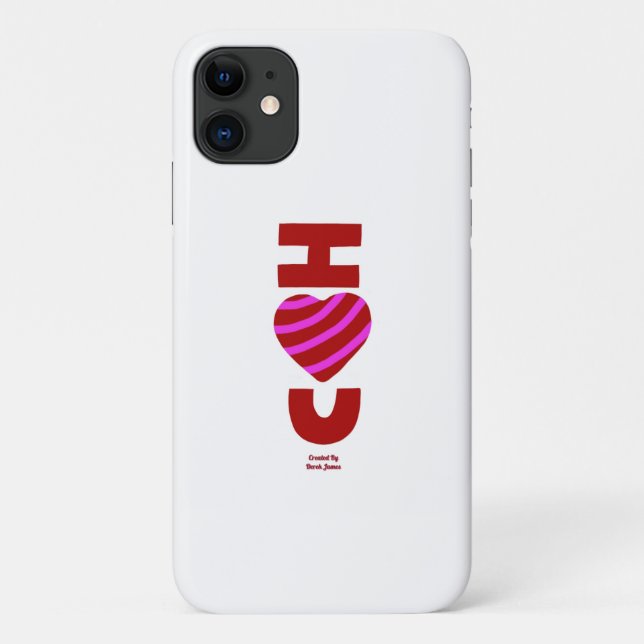 I Love You Apple iPhone 11 Case (Back)