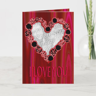 I love you art deco template